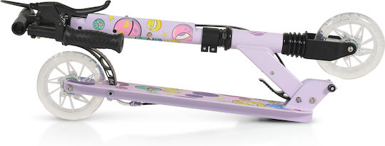 Byox Kids Scooter Foldable Snazzy 2-Wheel for 8+ Years Lilac