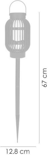 Gardenline Solarleuchte Ampel IP44 12.8cmx12.8cmx67cmcm