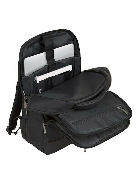 Safta Business Laptop Backpack for 15.6" with USB Port in Black Color