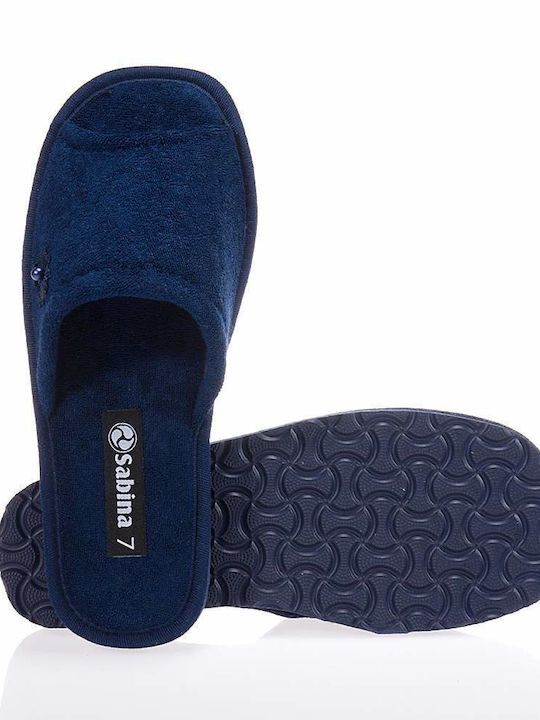 Sabina Sa191 Blue Towel Slippers