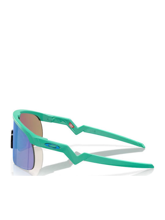 Oakley Resistor Ochelari De Soare Pentru Copii Atletic Verzi Pentru 11-16 Ani