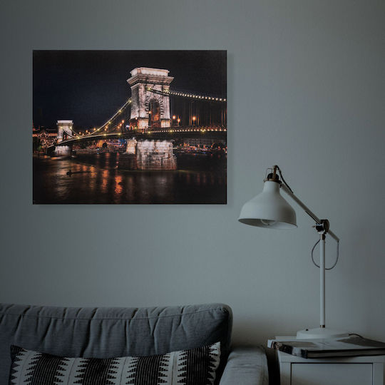 Πίνακας σε Καμβά με LED Φωτισμό 38x48 cm