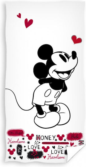 Setino Kinder-Strandtuch Mehrfarbig Mickey 140x70cm