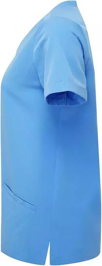 Premier Invincible Women's Nursing Scrub Top 210gr Code Nn310 Ceil Blue
