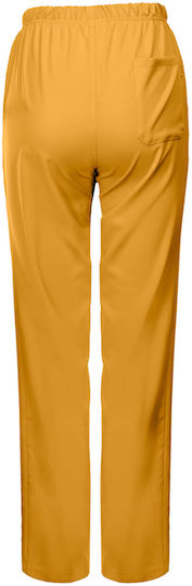 Velilla Mustard Medical Nursing Pants Microfiber 100% Pe