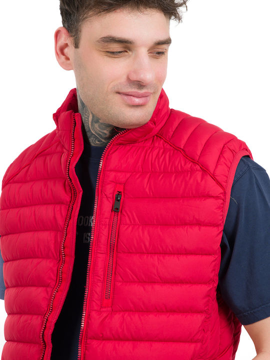 New York Tailors Men's Sleeveless Jacket red