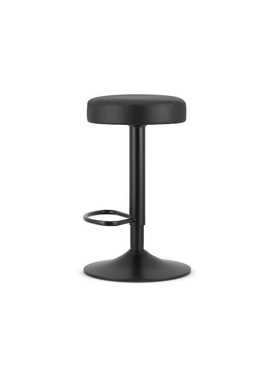 Σκαμπό Κουζίνας με Ρυθμιζόμενο Ύψος Black 38x38x62-83εκ.