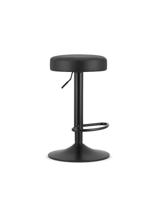 Σκαμπό Κουζίνας με Ρυθμιζόμενο Ύψος Black 38x38x62-83εκ.