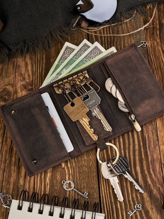 Paolo Peruzzi T-49-br Universal Leather Key Case