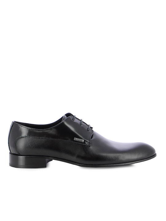 Guy Laroche Men's Leather Dress Shoes Black