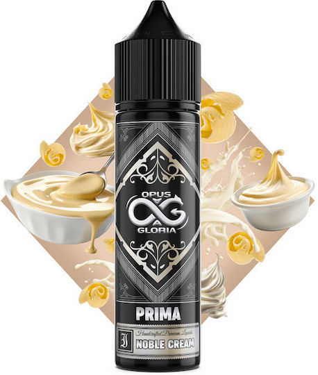 Opus Gloria Prima Noble Cream 20ml/60ml Κρέμα Βανίλια Κρέμα Κάσταρντ & Βούτυρο Flavour Shots