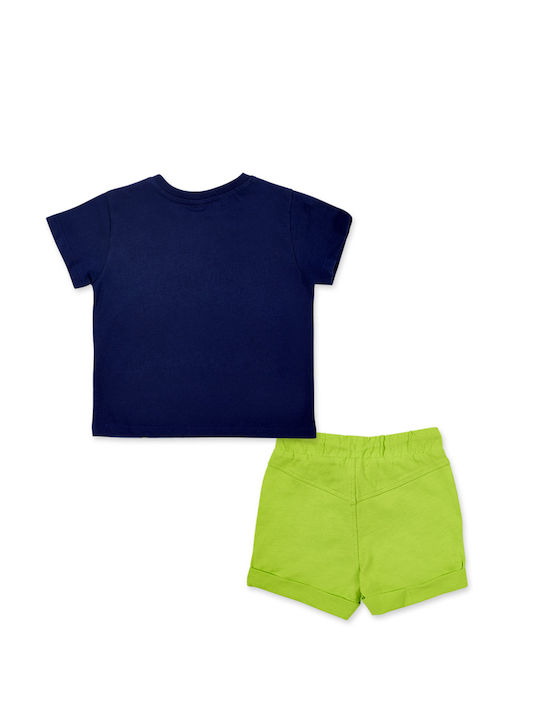 Tuc Tuc Kids Set with Shorts Summer 2pcs Green