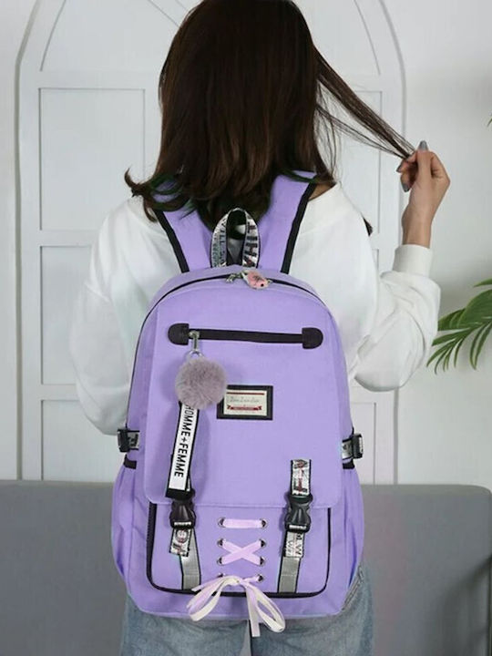 Geantă pentru Copii Rucsacuri Violet 30bucx30bucx30buccm.