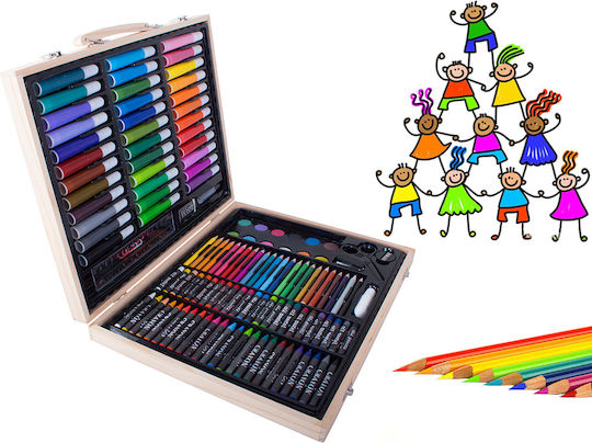 Painting Set Wooden 34x27.5cm 150pcs
