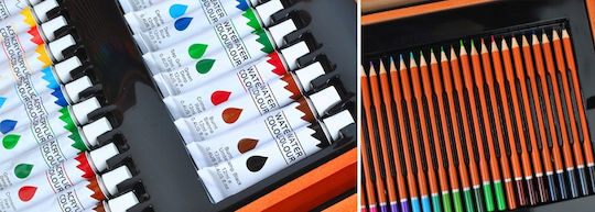 Set de Colorat Lemn 44.5x31cm 174buc