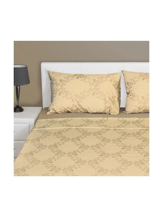 Pillowcase Set Damascus Beige 52x72cm.