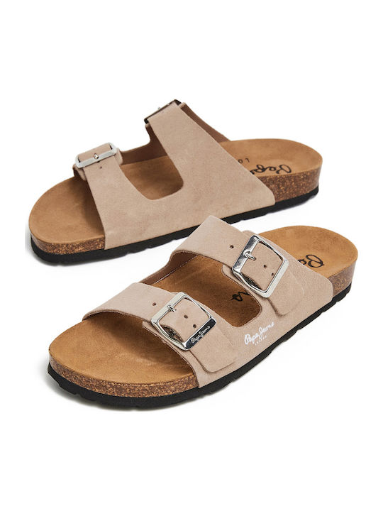 Women's Beige Flat Sandals