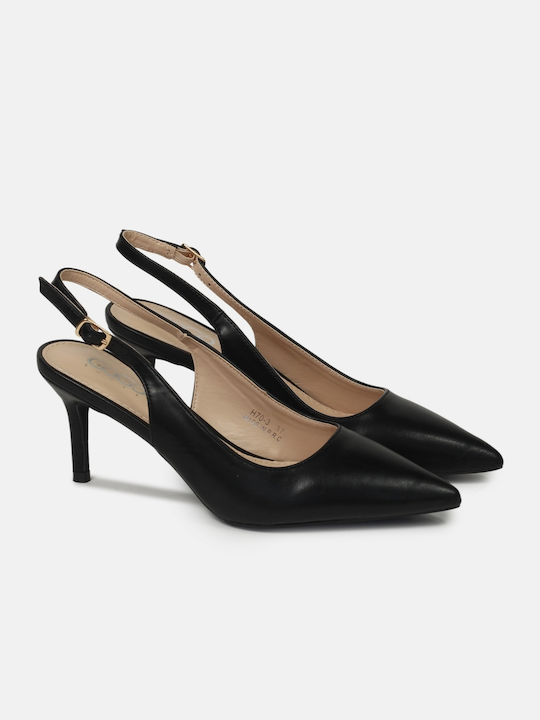 InShoes Pointed Toe Black Heels