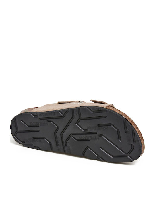 Women's Beige Flat Sandals