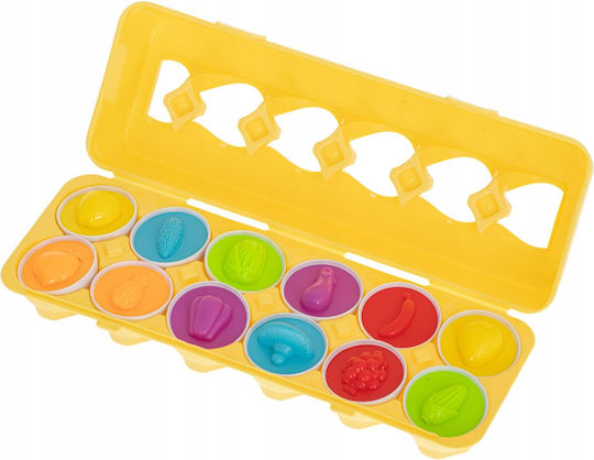 Match Eggs With Fruits And Vegetables Montessori Εκπαιδευτικό Παιχνίδι Γνώσεων