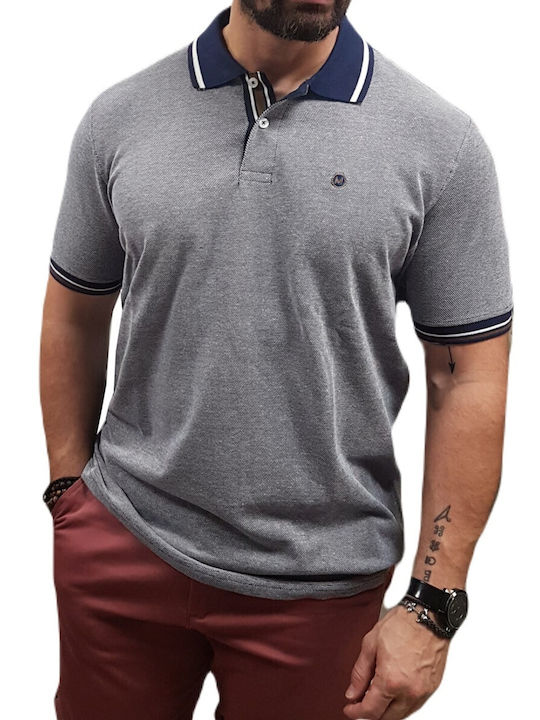 Marcus Herren Shirt Polo Naval Blue