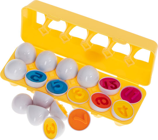 12 Eggs Hiding Different Numbers Joc Educațional de Cunoștințe