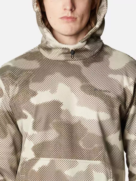 Columbia Shield Ancient Fossil Men's Sweatshirt with Hood and Pockets Beige