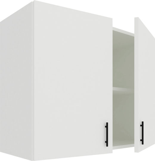 Karo Schrank Wand Alb 80x30x60cm