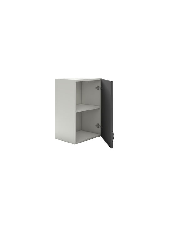 Cabinet Wall Antracit/alb 40x30x60pcs