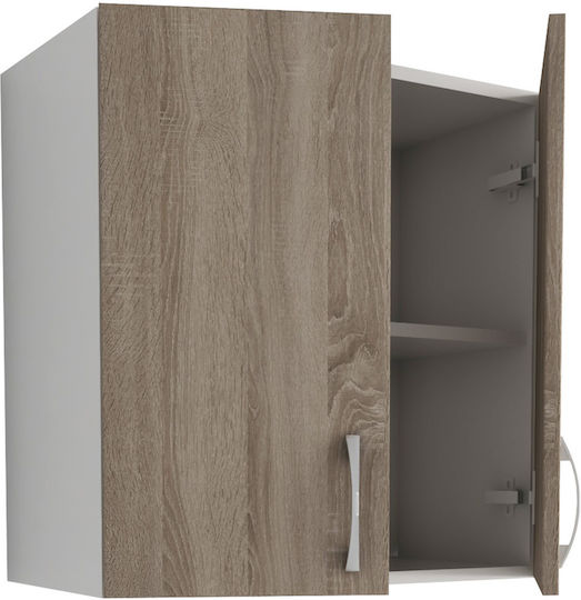 Karo Stejar Sonoma Inchis/alb 60x30x60бр
