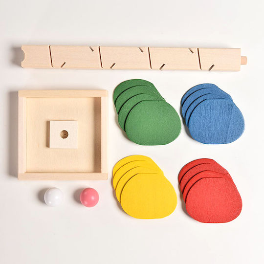 Bildungs-Spielzeug Kinder Zola Baum Modell Bunte Holzkugeln 19,5 cm