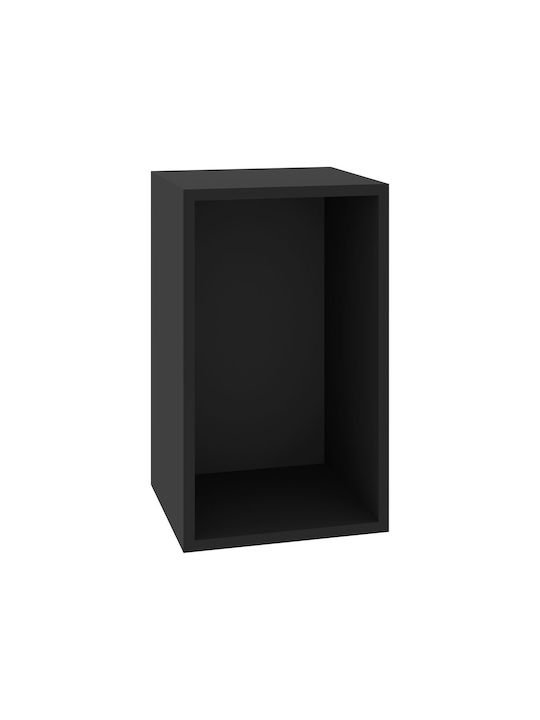 Ράφι Τοίχου Kos/Haga Negru 50x28x30εκ.