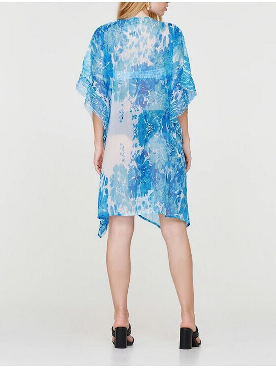 Lynne Damen Kaftan Strand Blau