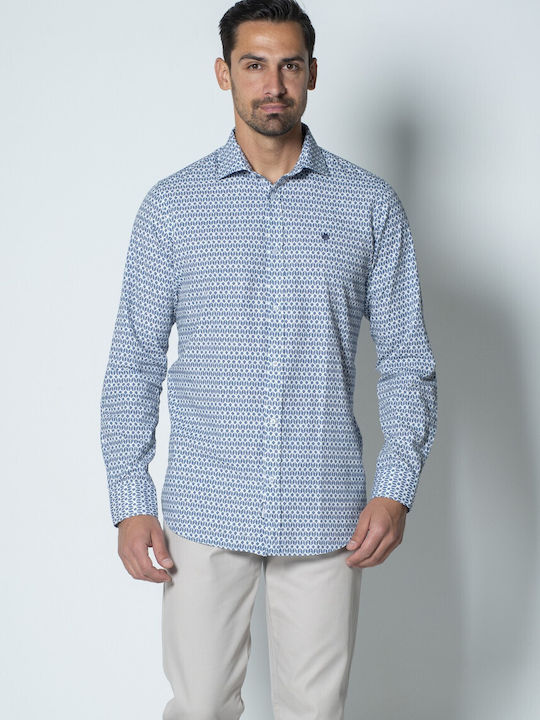 Dors Men's Shirt Cotton Blue