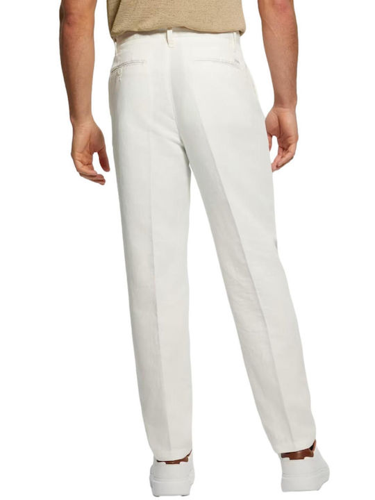 Guess Pantaloni pentru bărbați Chino white