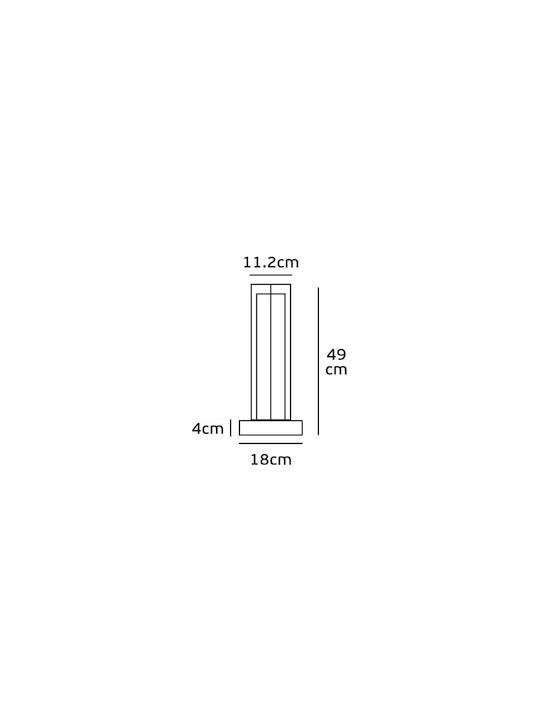 VK Lighting LED Lampă de Podea Î49cm. Gri VK Lighting LED Lampă de Podea Î49cm. Gri