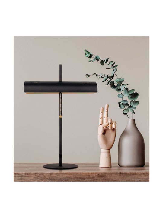 VK Lighting Φωτιστικό Γραφείου για Ντουί E27 σε Μαύρο Χρώμα