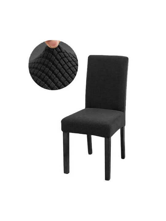 Husă Elastică Scaun Negru 62x48cm 1buc ZE1AG83QWS64