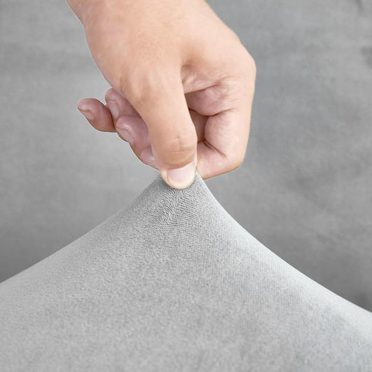 Elastische Abdeckung für Stuhl Light Grey 35x40cm 1Stück ZY12293QWS79