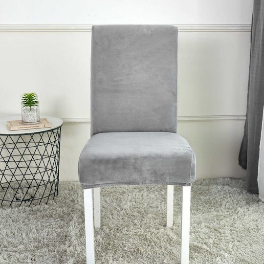 Elastische Abdeckung für Stuhl Light Grey 35x40cm 1Stück ZY12293QWS79