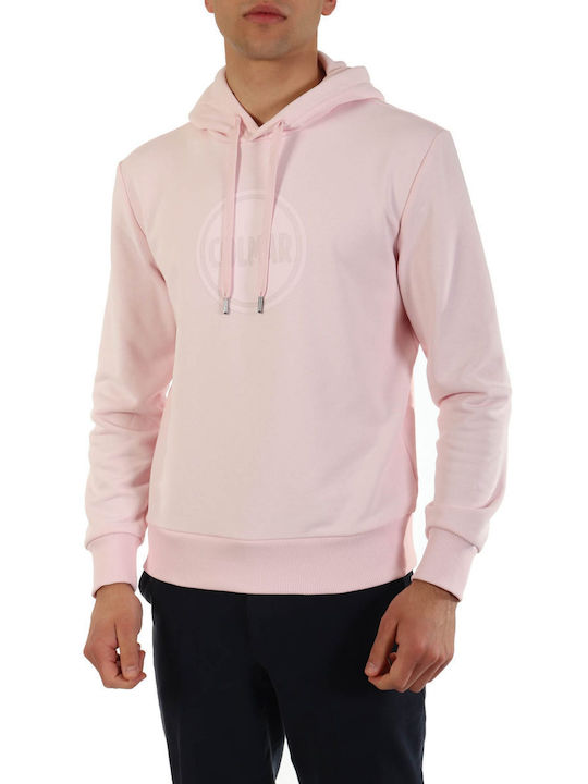 Colmar Men's Sweatshirt with Hood Pink