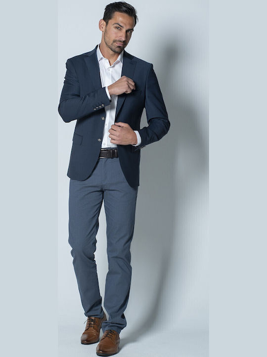 Men's Winter Suit Jacket Blue
