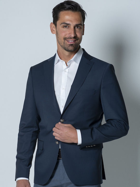 Men's Winter Suit Jacket Blue