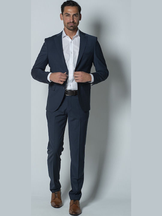 Men's Winter Suit Jacket Blue