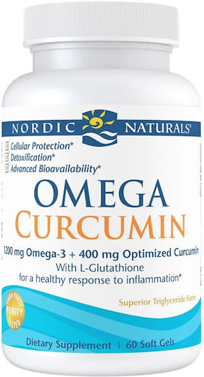 Nordic Naturals Omega Curcumin 1200mg 60 softgels