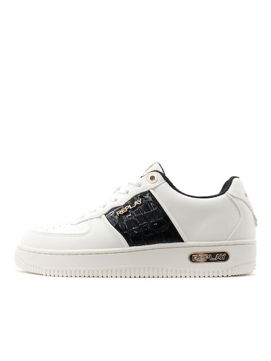 Replay Epic Damen Chunky Sneakers White-black