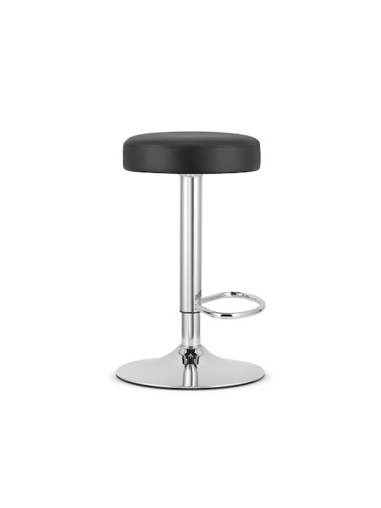 Scaune Bucătărie cu Înălțime Reglabilă Black And Silver 38x38x62.5-83buc