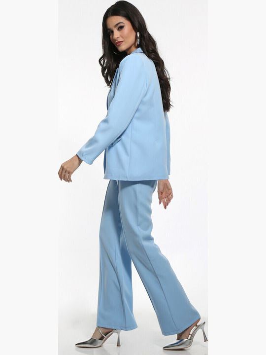 Damen Sky Blue Anzug