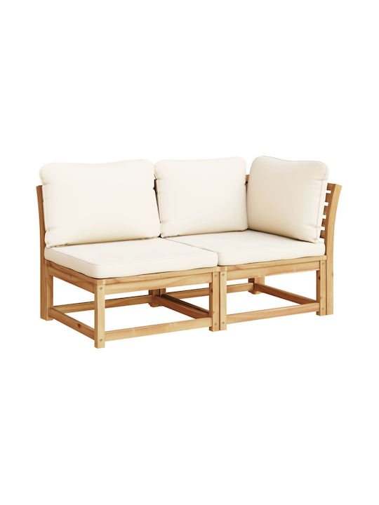 Canapea Cu Patru Locuri De Exterior Din Lemn Cu Perne 65x63x65cm