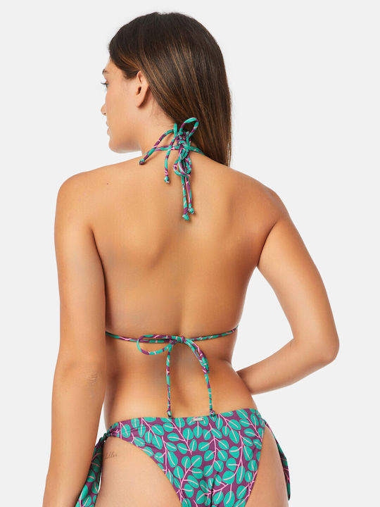 Minerva Padded Triangle Bikini Top Multicolour